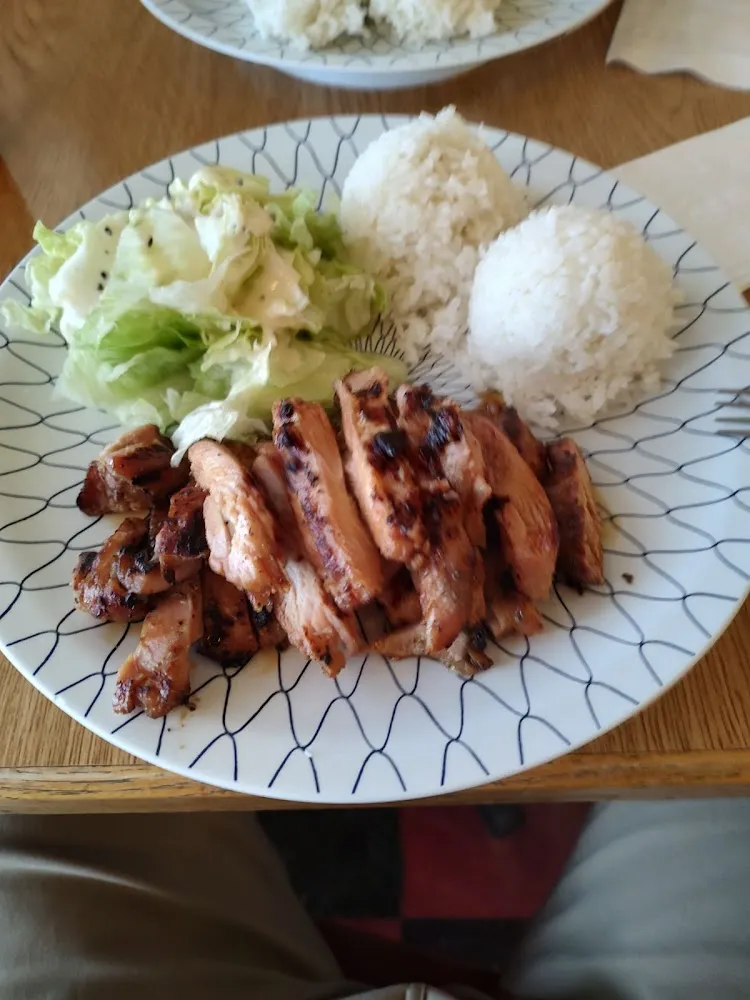 Teriyaki Chicken and Gyoza